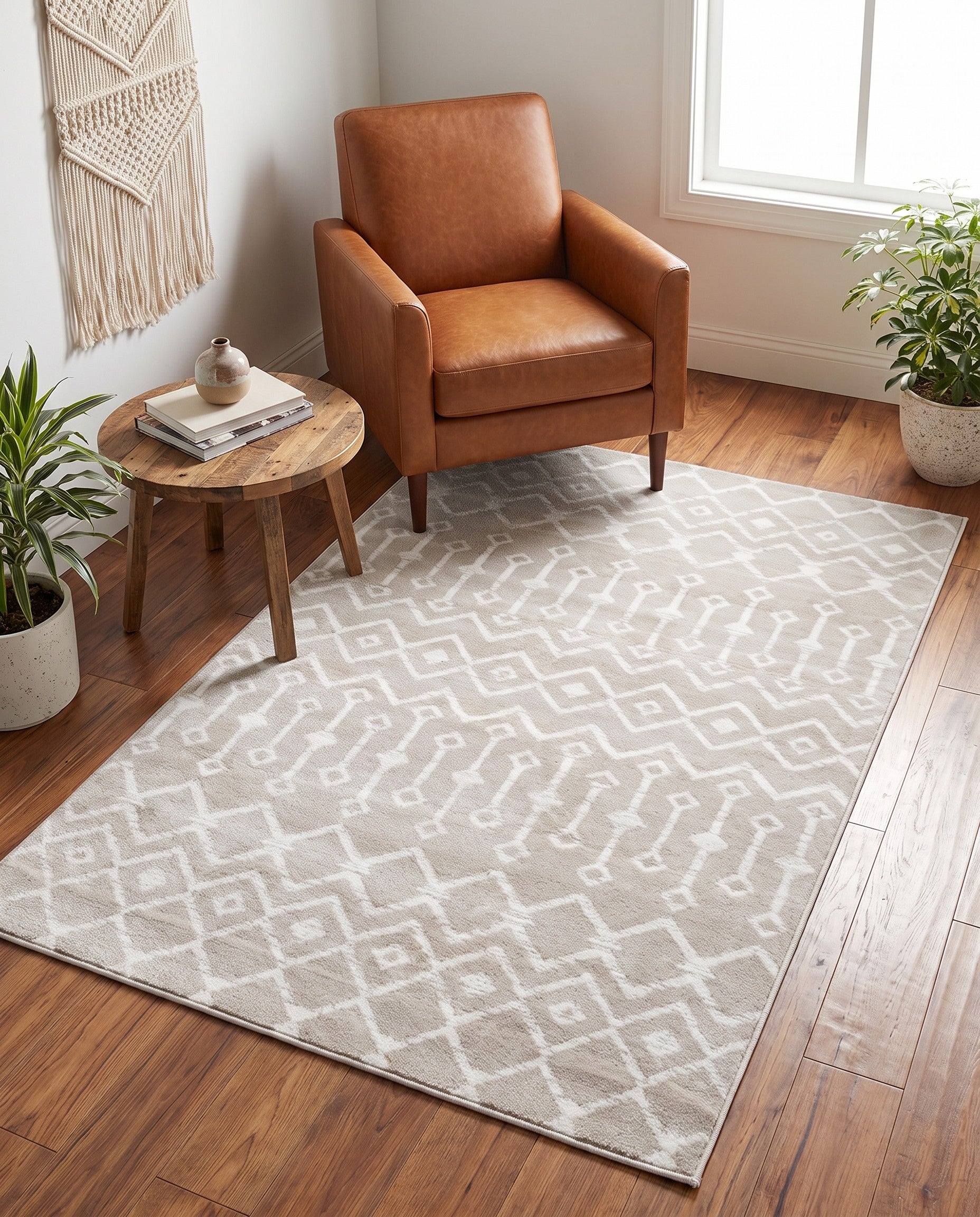 4' x 6' Kasbah Trellis Rug