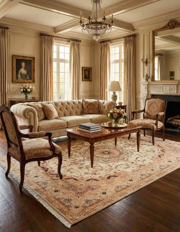 8' 3 x 11' 4 Hand Knotted Tabriz Persian Wool Rug