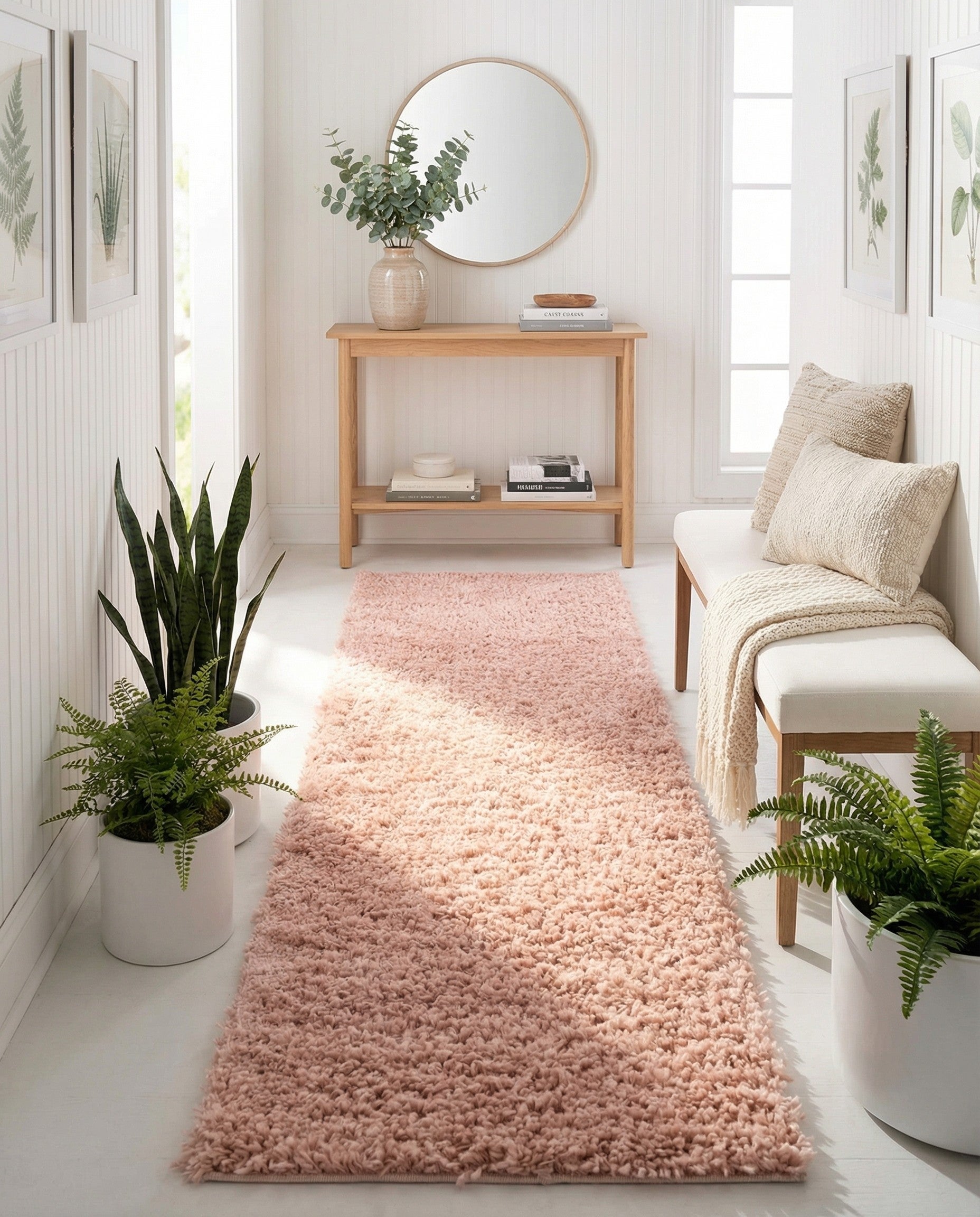  2' 7 x 16' 5 Zermatt Shag Runner Rug