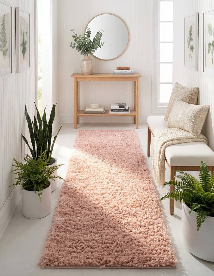 Detail image of 2' 7 x 16' 5 Zermatt Shag Runner Rug