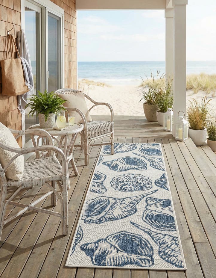 2' x 6' Easy-Clean Coastal Indoor / Outdoo...