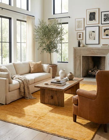 6' 8 x 8' 3 Hand Woven Kashkuli Gabbeh Wool Rug