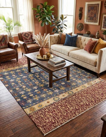 5' 6 x 8' 3 Hand Knotted Darya Rug