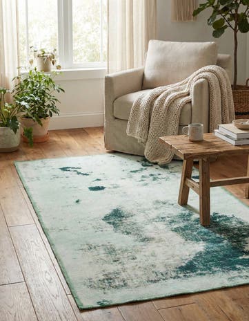 2' 7 x 4' 2 Hand Knotted Ultra Vintage Persian Wool Rug