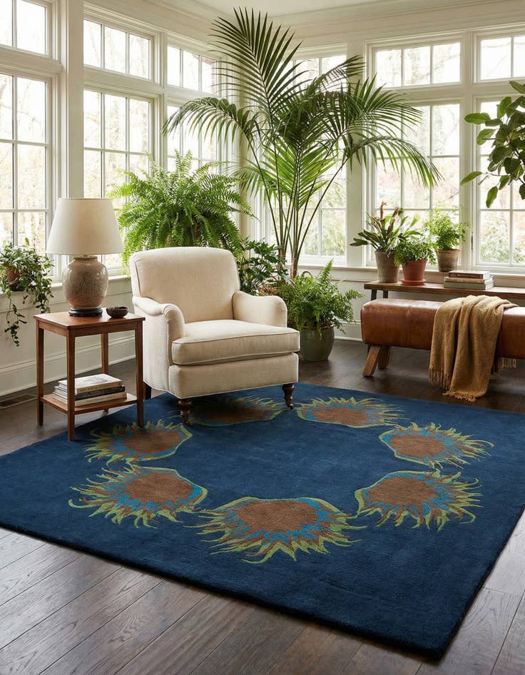 Detail image of 7' 6 x 7' 7 Luna Square Rug