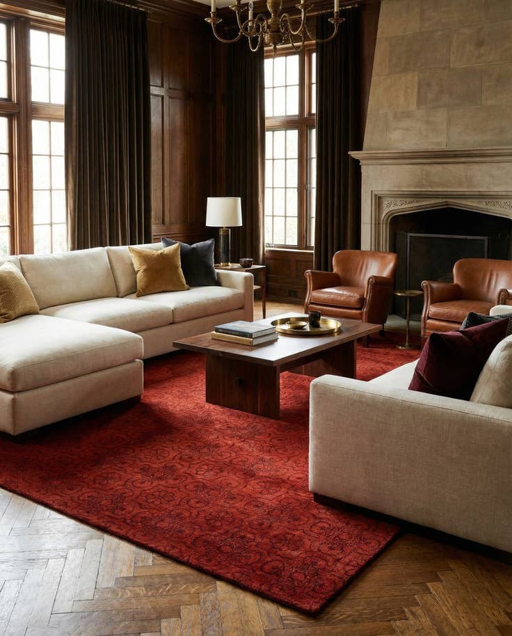 Detail image of 8' 3 x 9' 11 Kooches Yardo Wool Rug