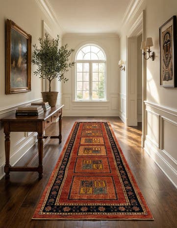 2' 11 x 12' 7 Luribaft Wool Runner Rug