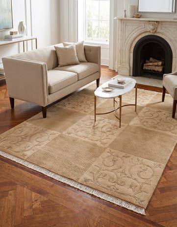 5' x 6' 9 Hand Knotted Darya Wool Rug