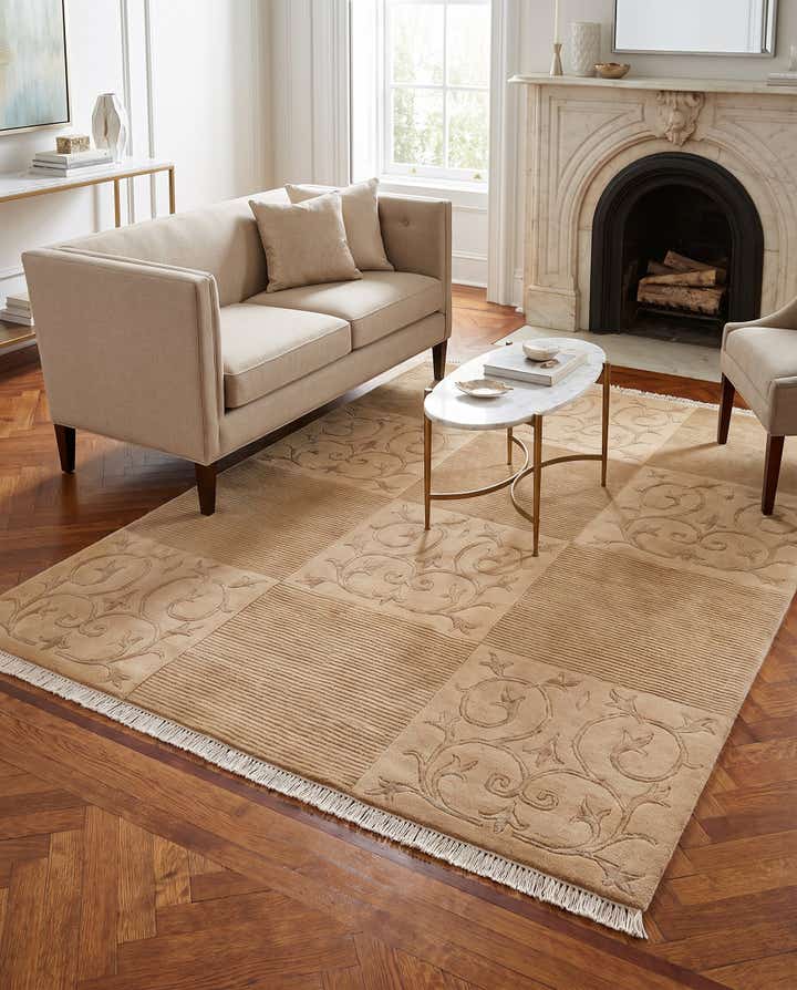 5' x 6' 9 Hand Knotted Darya Wool Rug
