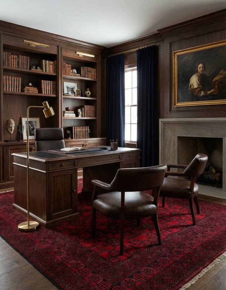 Detail image of  6' 8 x 9' 7  Hand Knotted Khal Mohammadi Wool Rug