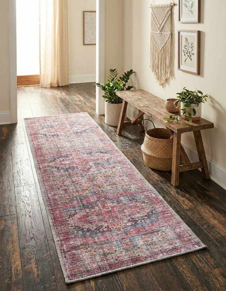 Detail image of  2' x 7' 10  Washable Mangata Runner Rug