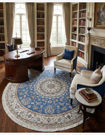 8' 2 x 8' 4 Nain Round Rug