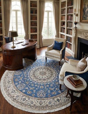 8' 2 x 8' 4 Nain Round Rug