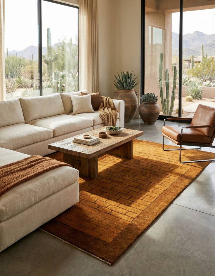 Detail image of 5' 5 x 7' 10  Hand Knotted Kashkuli Gabbeh Wool Rug