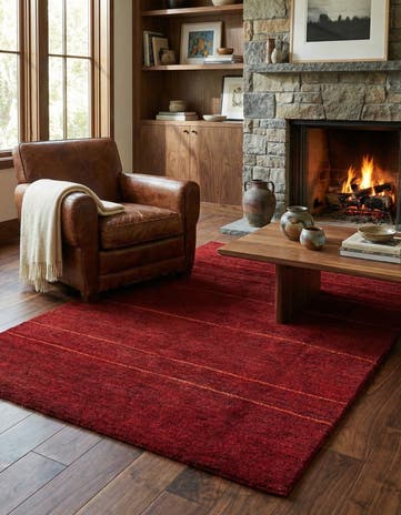 5' 5 x 6' 4 Hand Knotted Kashkuli Gabbeh Wool Rug