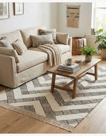 5' x 8' Hand Woven Braided Jute Rug