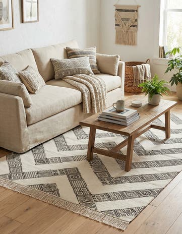5' x 8' Hand Woven Braided Jute Rug