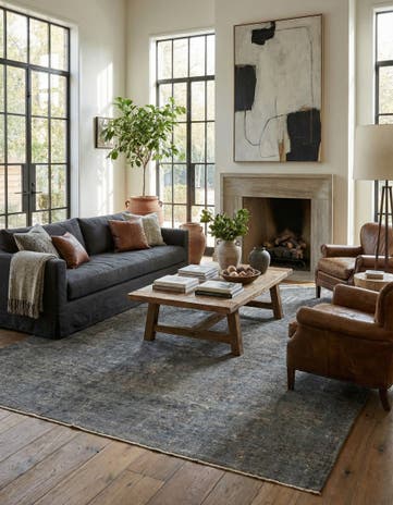 7' 6 x 10' 1 Hand Knotted Ultra Vintage Persian Wool Rug
