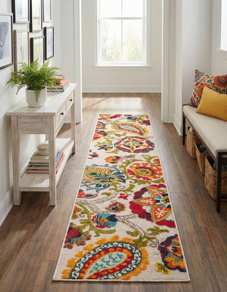Detail image of 2' x 8' Easy-Clean Casablanca Indoor / Outdoor Runner Rug