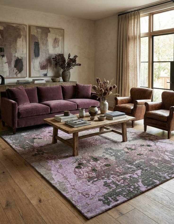 Detail image of 5' 7 x 7' 9 Anar Wool Rug