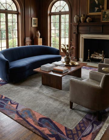 8' 3 x 11' 6 Hand Knotted Nepal Wool Rug