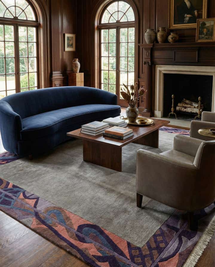 8' 3 x 11' 6 Hand Knotted Nepal Wool Rug