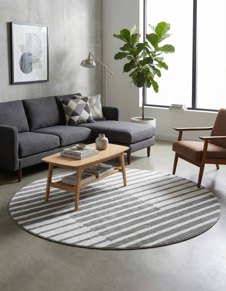 Detail image of 7' 10 x 7' 10 Oslo Round Rug