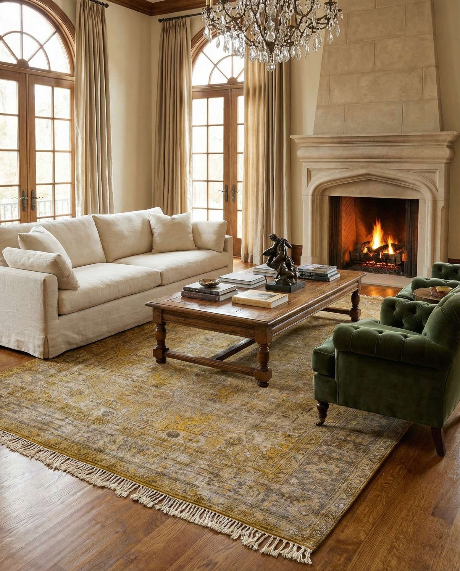 9' 3 x 12' 8 Hand Knotted Ultra Vintage Persian Wool Rug