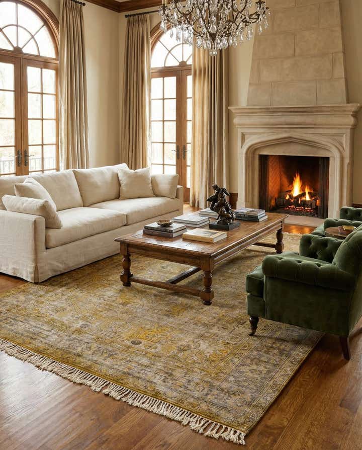 9' 3 x 12' 8 Hand Knotted Ultra Vintage Persian Wool Rug