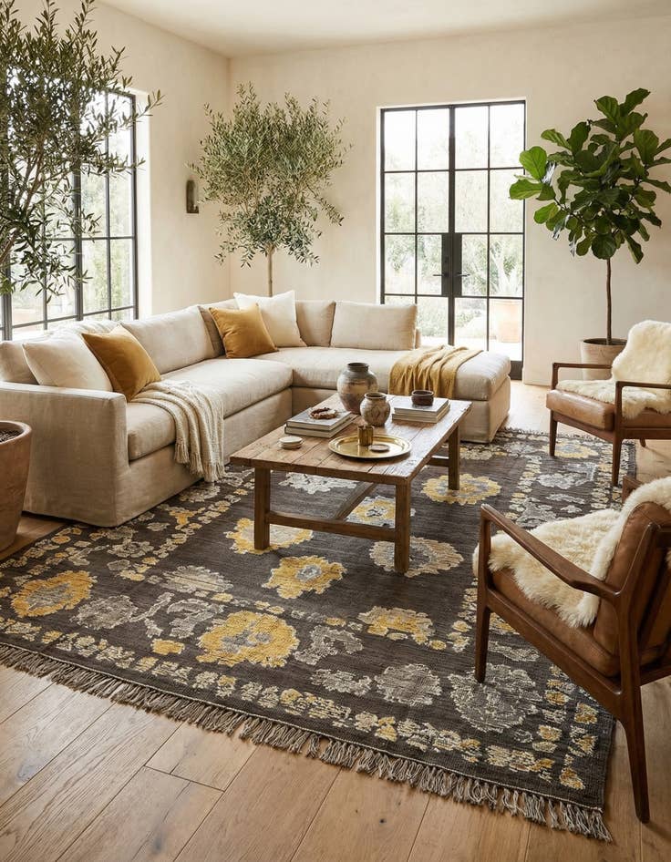 Detail image of 7' 10 x 10' 2  Hand Knotted Moroccan Wool Rug