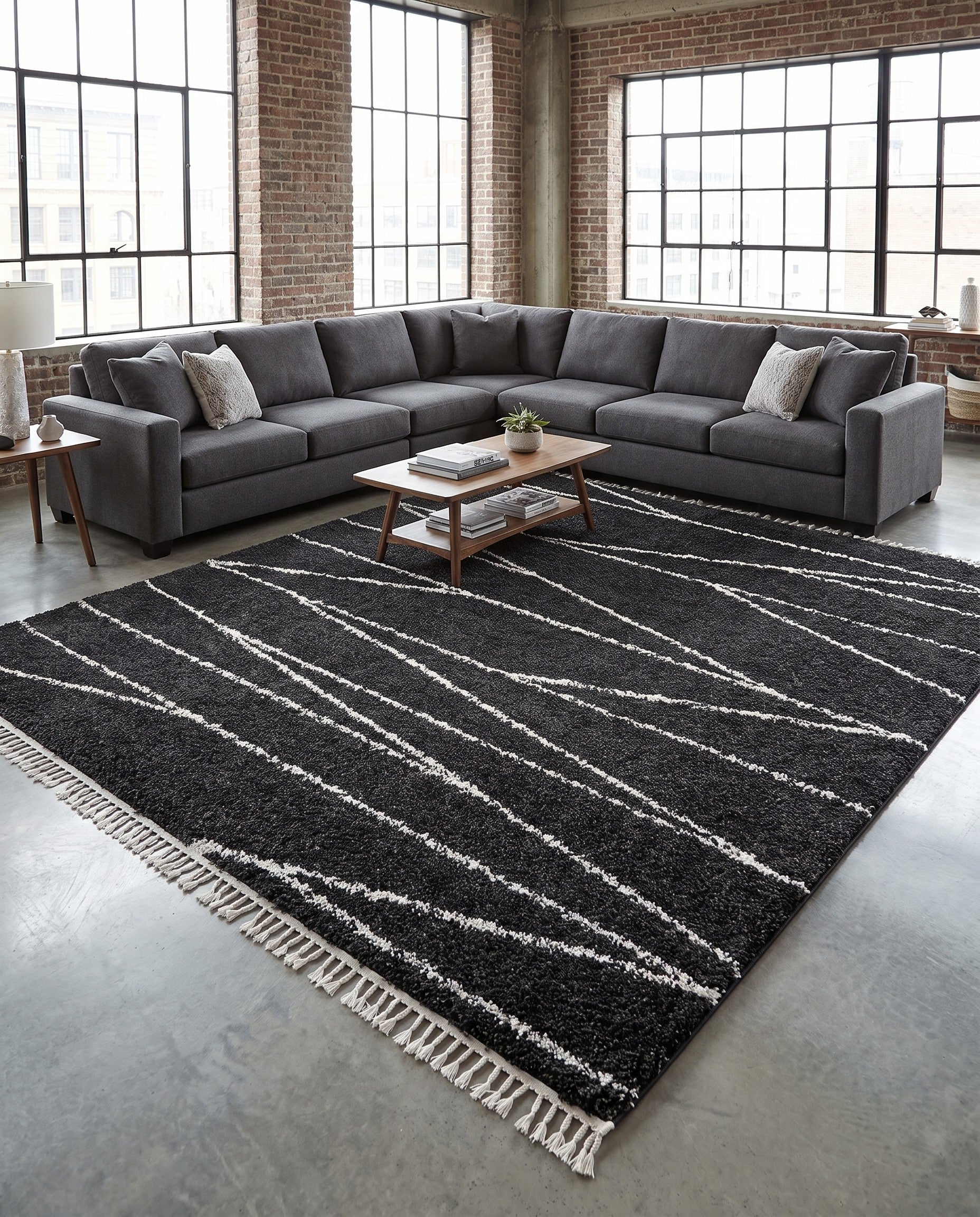 10' x 10' Serenity Shag Square Rug
