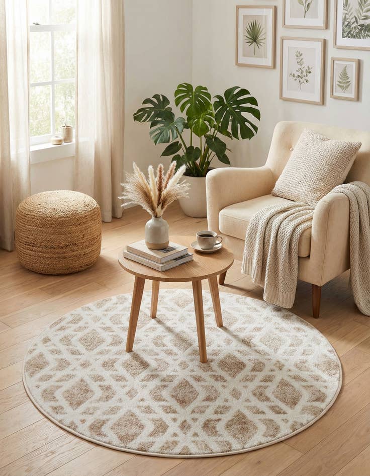 Detail image of 3' 1 x 3' 1 Laguna Round Rug