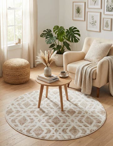 3' 1 x 3' 1 Laguna Round Rug