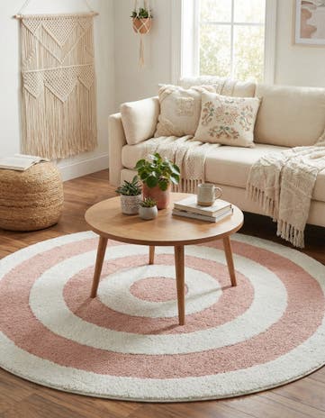 7' 10 x 7' 10 Boho Round Rug