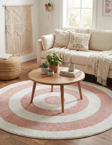 7' 10 x 7' 10 Boho Round Rug