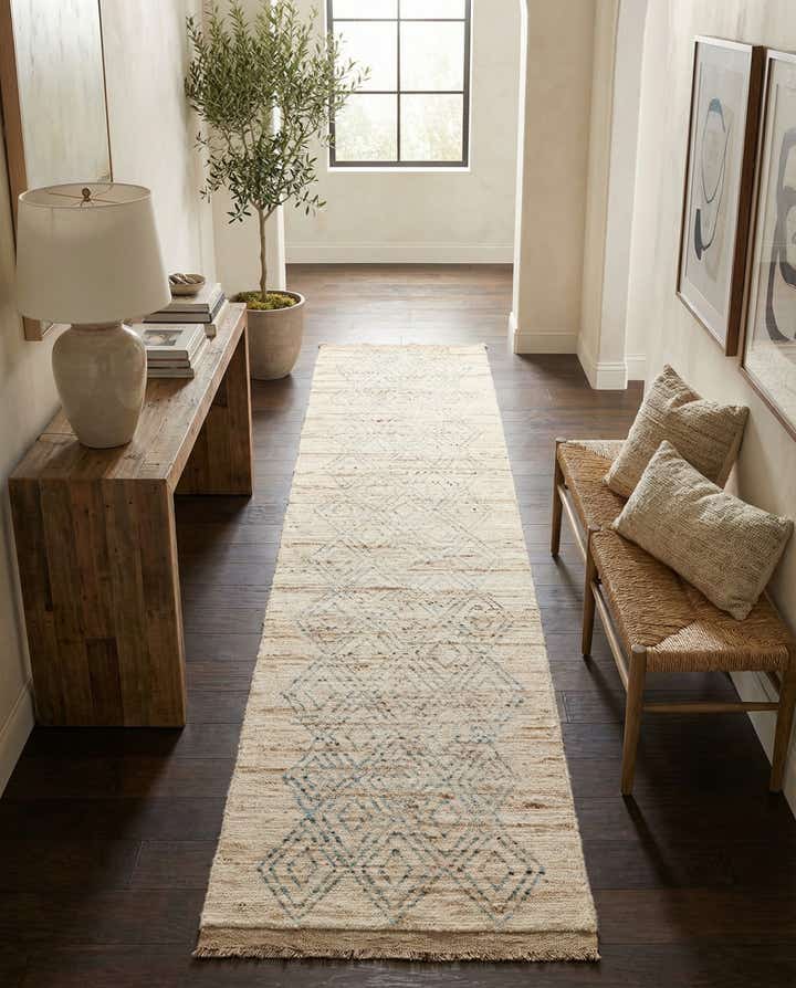 3' 1 x 16' Hand Knotted Moroccan Wool Runner Rug