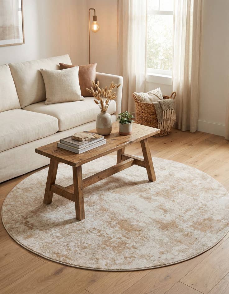 Detail image of  5' x 5' Aurora Round Rug