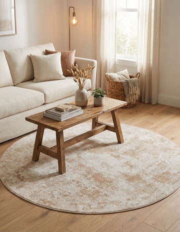 5' x 5' Aurora Round Rug
