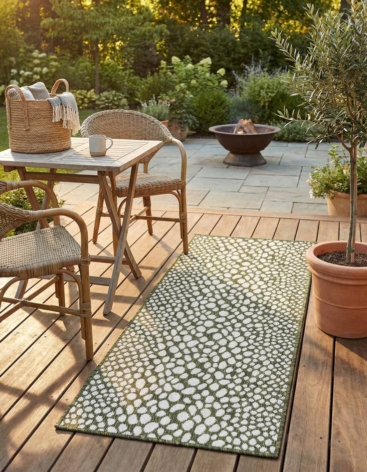 Detail image of 2' x 5' Easy-Clean Jill Zarin Indoor / Outdoor Runner Rug