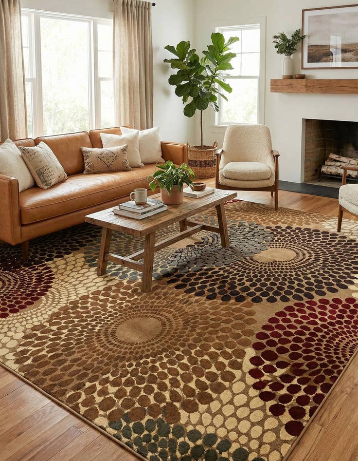 Detail image of 10' x 13' Coffee Shop Rug