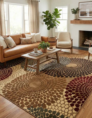 Beige Cafe Rug