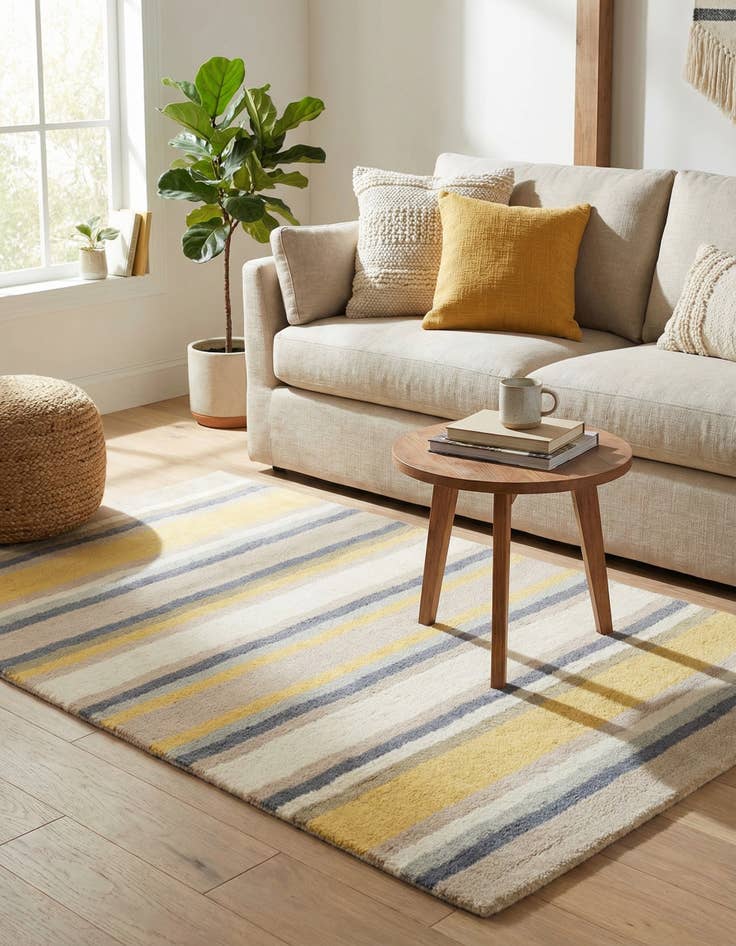 Detail image of 2' 9 x 4' 10 Luna Wool Rug