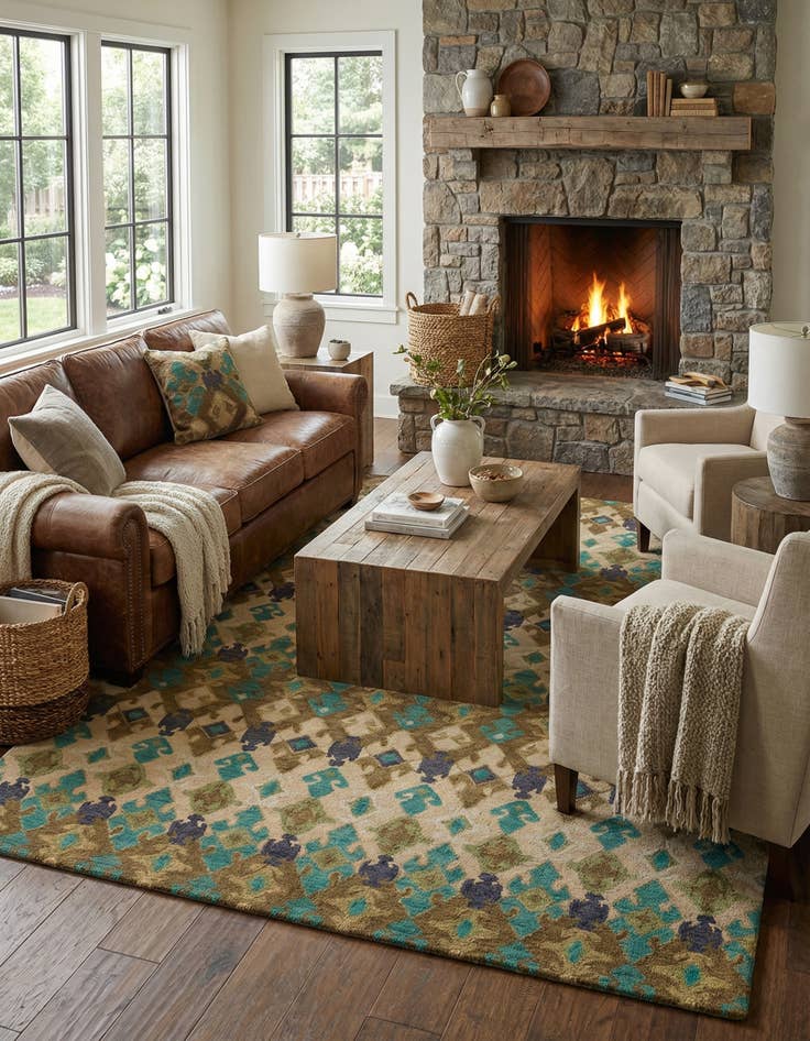 Detail image of 8' x 9' 10 Luna Rug