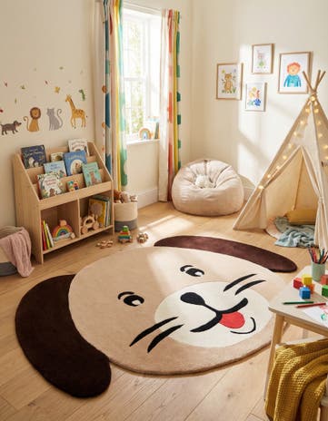 5' 1 x 7' 1 Playtime Kids Wool Freeform Rug