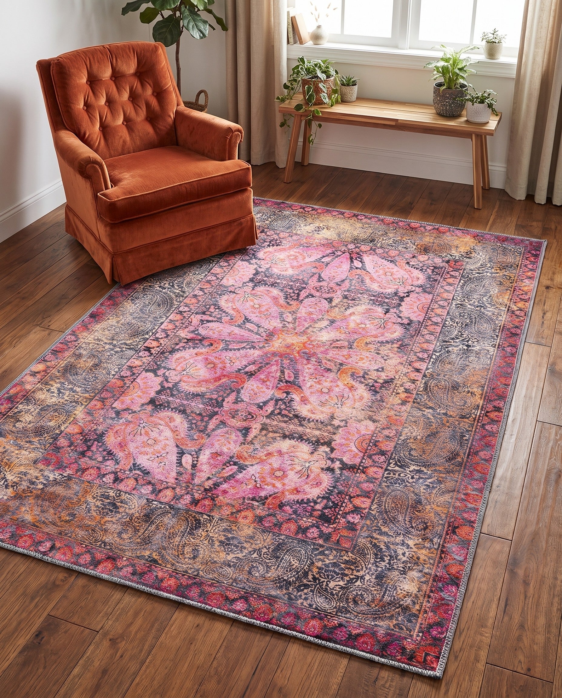 4' x 6' Washable Mangata Rug