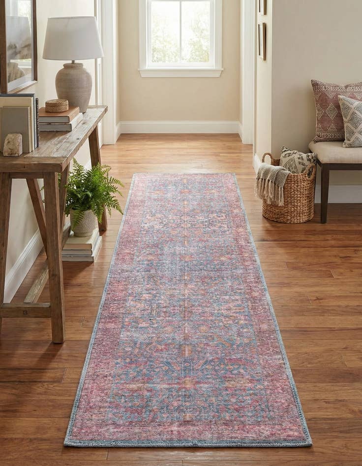 Detail image of 2' x 6'  Washable Mangata Runner Rug