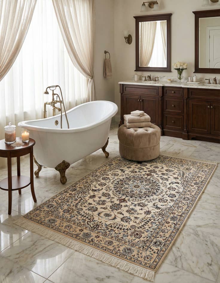 Detail image of 3' 3 x 5' 5 Nain Rug