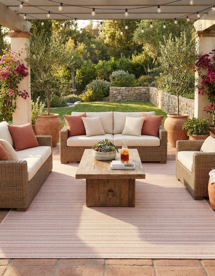 10' x 13' Easy-Clean Ribbon Indoor / Outdoor...