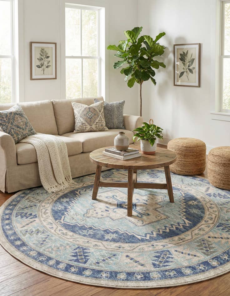 Detail image of  7' x 7' Whitney Round Rug