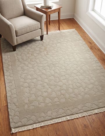 5' x 6' 3 Hand Knotted Nepal Wool Rug